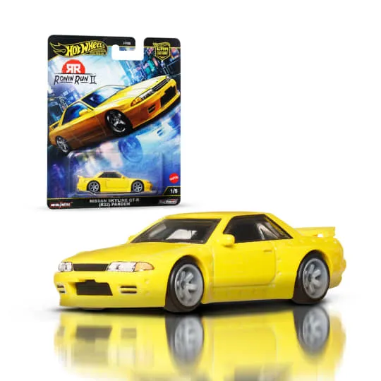 Hot Wheels Premium Car Culture Ronin Run 2 Nissan Skyline R32 Pandem 1:64 Scale Collectible Vehicle